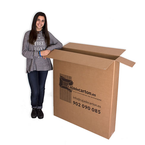 Caja de carton canal simple 915x195x1018mm