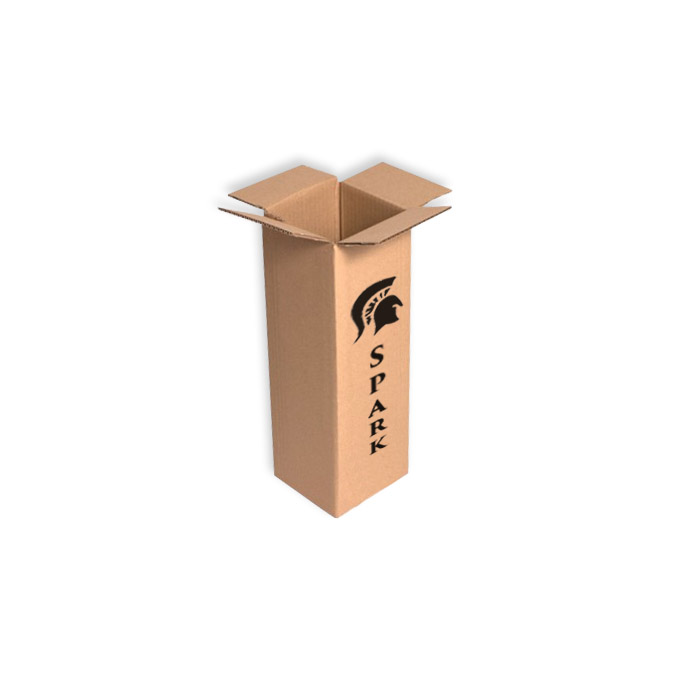 Pack 50 Cajas para envío 1 botella con estructura protectora