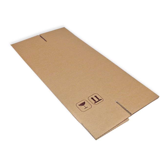 Pack 50 Cajas para envío 1 botella con estructura protectora