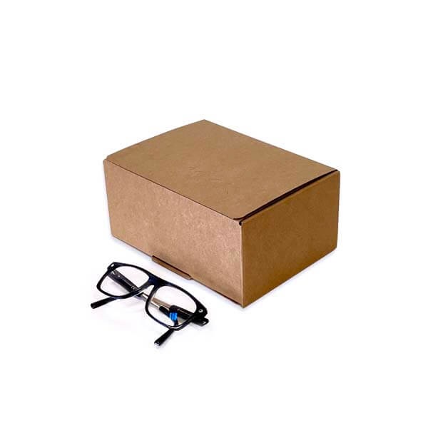 Caja Ecommerce doble envío 220 x 160 x 100 mm. Dos cierres adhesivos + apertura por tira de rasgado