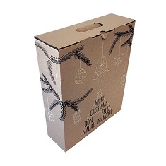 Cajas de cartón para 3 botellas para Lotes de Navidad 3 botellas