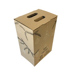 Cajas de Cartón para 4 botellas para Lotes de Navidad