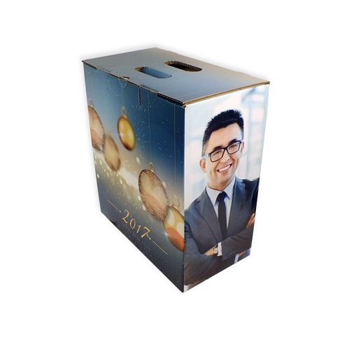 Cajas para 6 Botellas de Cartón Personalizables + Lote