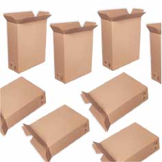Pack 60 Cajas de Cartón Simple 340x140x415mm