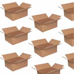 Pack 60 Cajas de Cartón Simple 400x300x150mm 