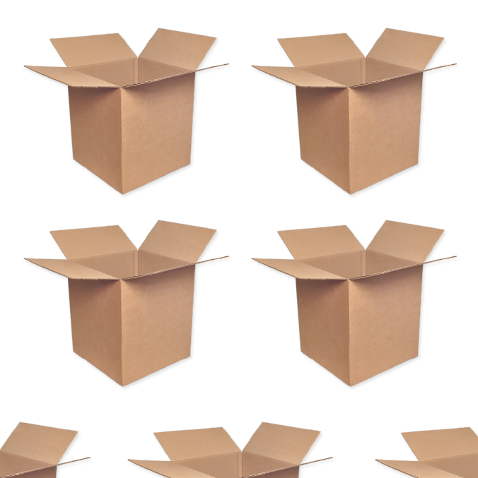 Pack 60 Cajas de Cartón Simple 400x400x450mm 