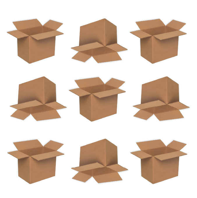 Pack 75 Cajas de Cartón Simple 300x200x260mm
