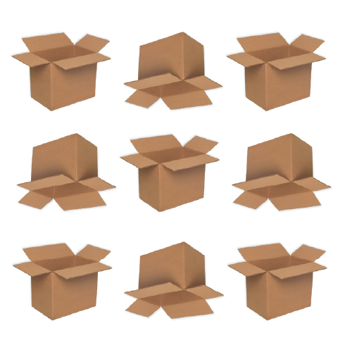 Pack 75 Cajas de Cartón Simple 300x200x260mm