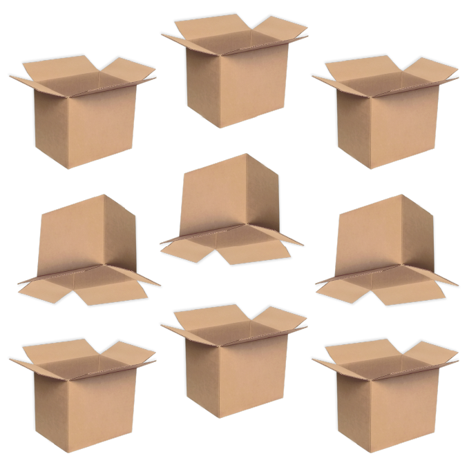Pack 75 Cajas Cartón Simple 310x220x270mm