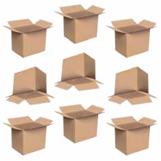 Pack 75 Cajas Cartón Simple 310x220x270mm