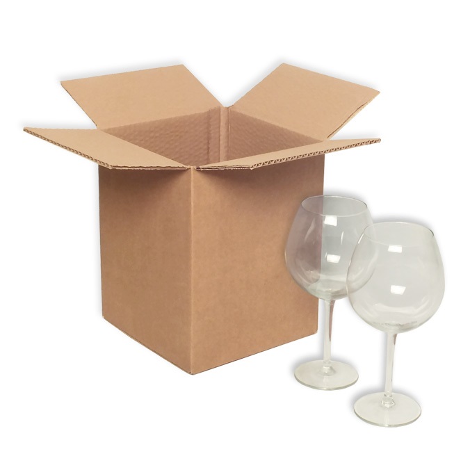 Pack 80 cajas de cartón de 200 x 200 x 260 mm
