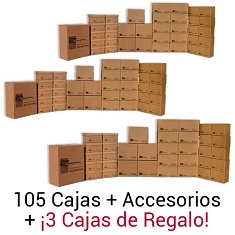 Pack Gran Mudanzas cajas de cartón