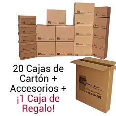 Pack Mudanza Mini cajas de cartón