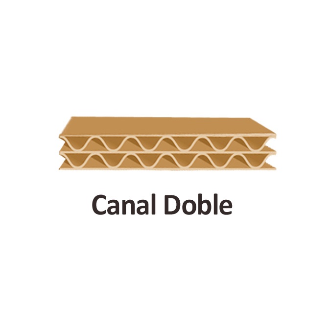 Pack de 50 Papeleras de cartón  380 x 280 x 720 mm