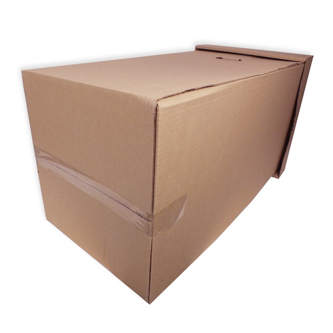 Pack de 50 Papeleras cartón 400 x 400 x 800 mm