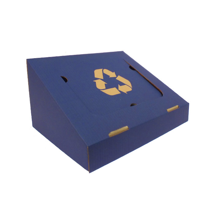 Papelera de cartón para reciclaje de papel y cartón