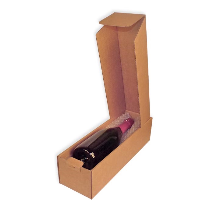 Caja para envío de 1 botella tipo Magnum