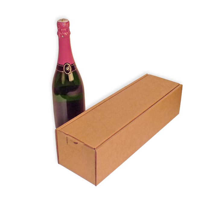 Caja para envío de 1 botella tipo Magnum