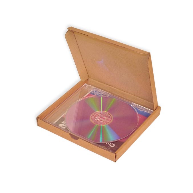 Caja para envío CD 140 x 140 x 018 mm