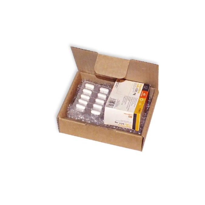 Muestras de caja envío postal 155 x 125 x 045 mm