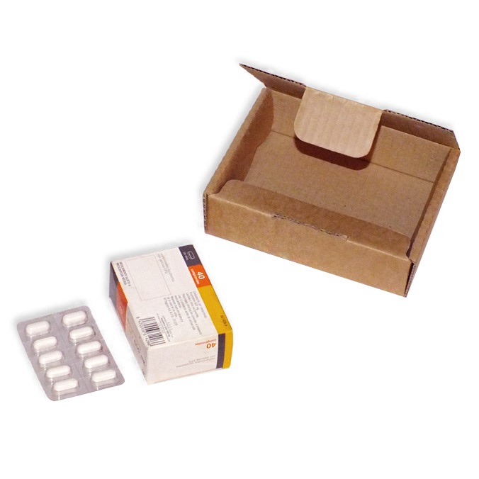 Muestras de caja envío postal 155 x 125 x 045 mm