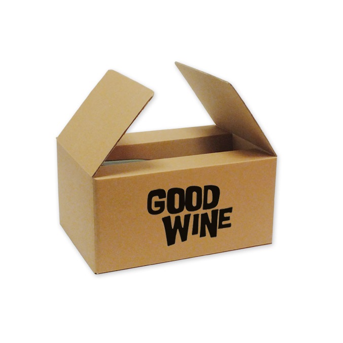 Caja para envíos 6 botellas con separadores