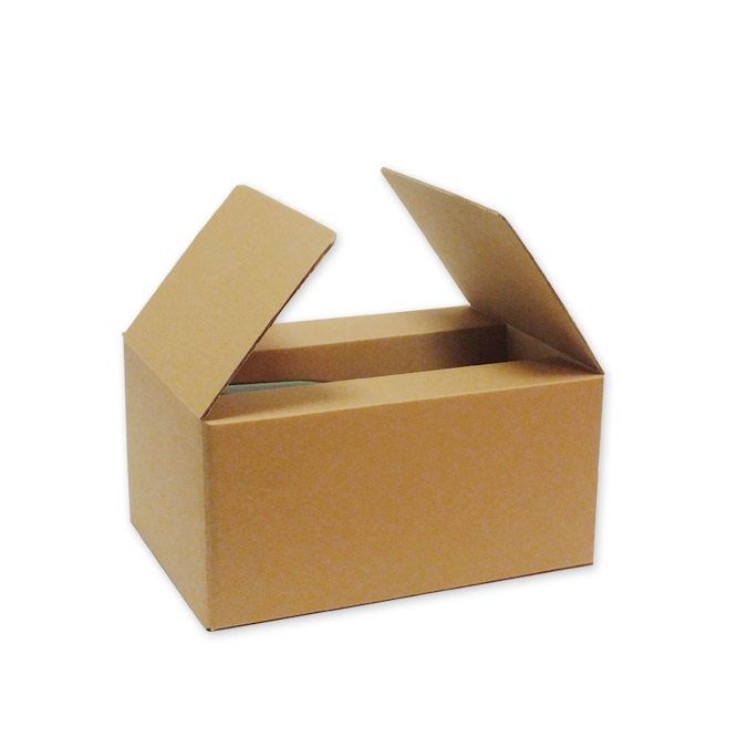 Caja de cartón para envíos de 6 botellas con separador