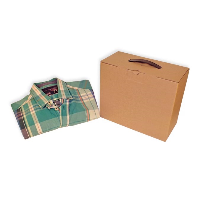 Caja maletín con asa de plástico 280 x 130 x 234 mm