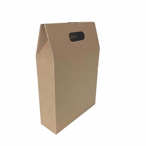 Caja cartón transporte para 3 botellas
