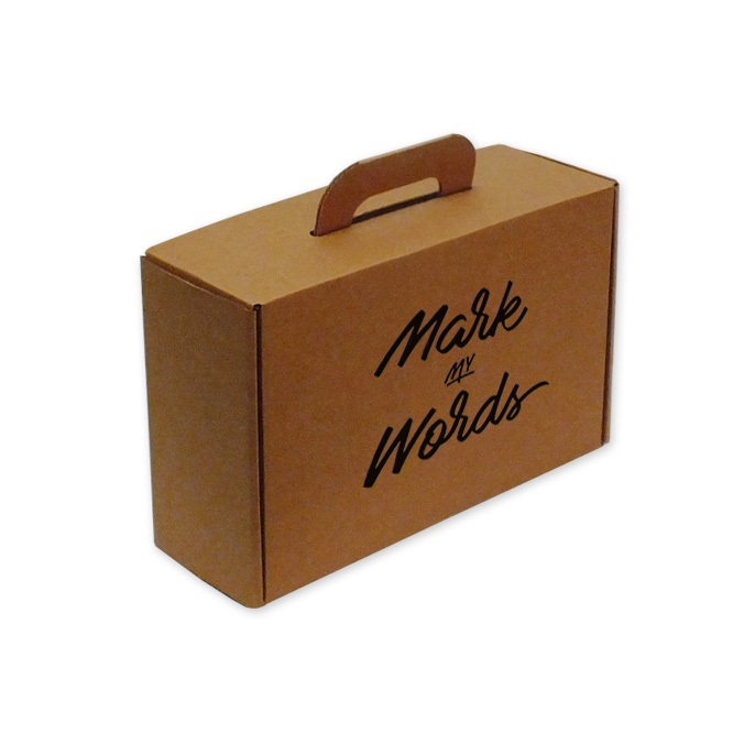 Caja maletín personalizada con asa 330 x 118 x 205 mm