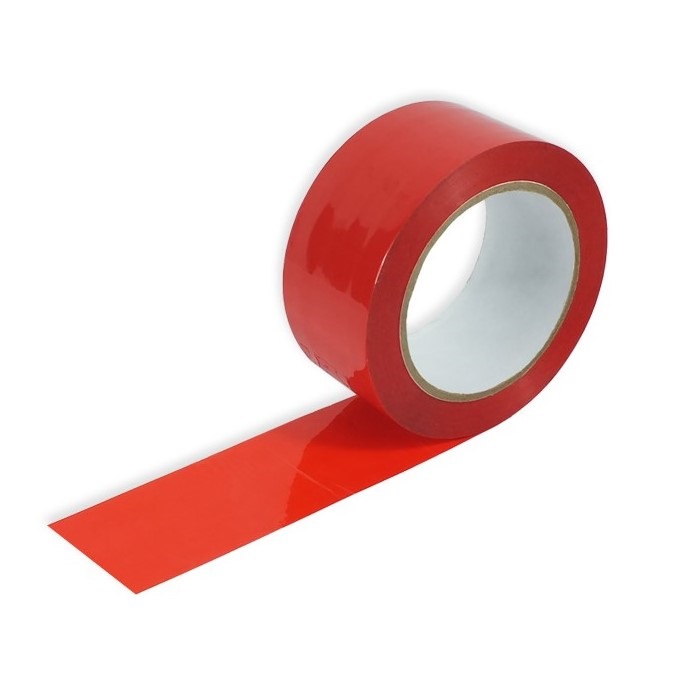 Cinta adhesiva roja de 121 m x 048 m