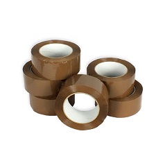 Cinta adhesiva marrón de 126 m x 048 mm