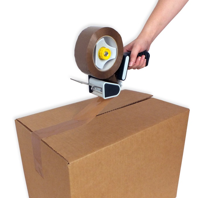 Cinta adhesiva marrón de 126 m x 048 mm