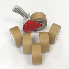 Pack Cierra Cajas Cinta Papel  Kraft de 45 M 