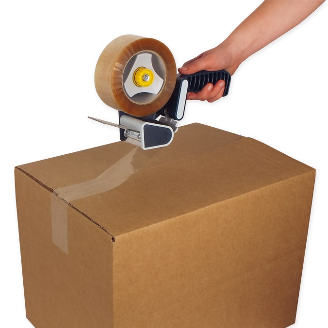 Pack cierra cajas transparente PVC 66 m