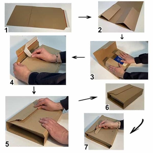 Muestras de Cajas estuche Tamaño Adaptable