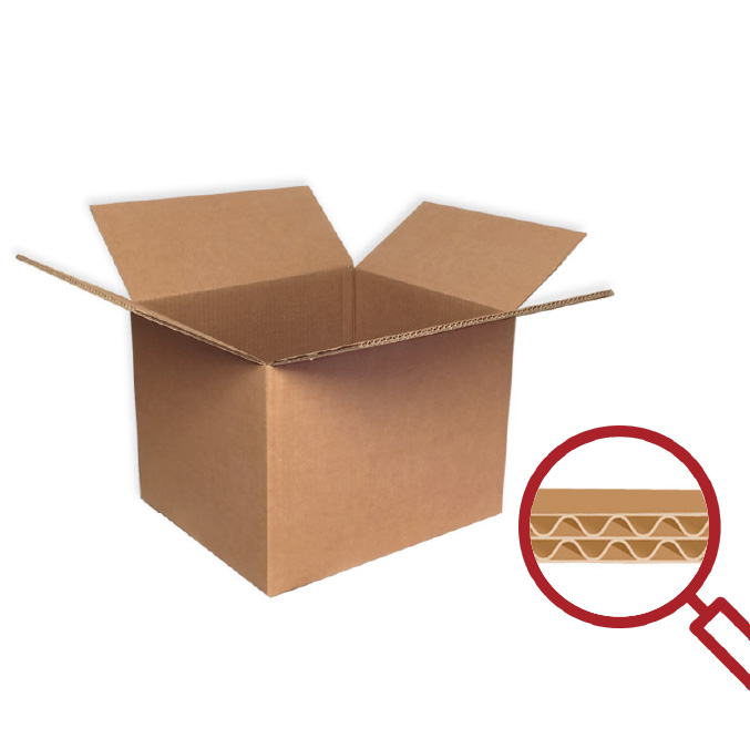 Muestras de cajas de canal doble