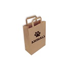 Bolsas Personalizadas Kraft con Asa Plana 22+10x29CM