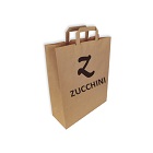 Bolsas Personalizadas Kraft con Asa Plana