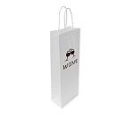 Bolsas de Papel Personalizadas Blancas 14+8,5x39,5CM