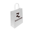 Bolsas Personalizadas Blancas con Asa Rizada