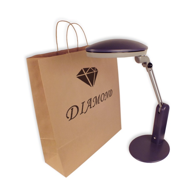 Bolsas de papel personalizadas 45 + 15 x 49 cm 