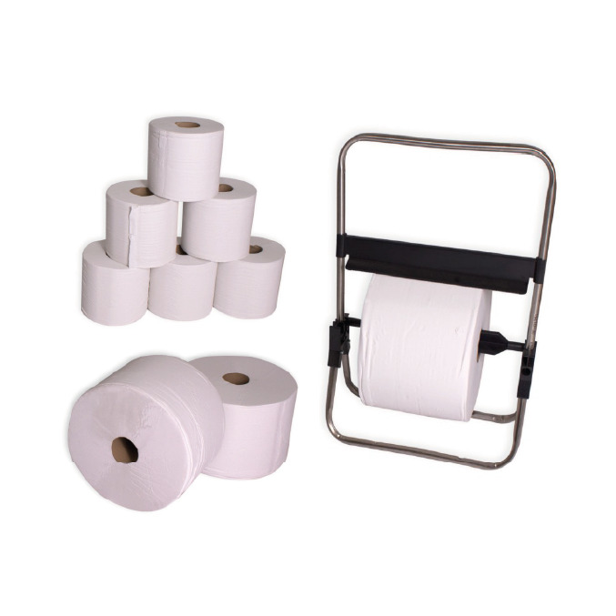 Papel secamanos y dispensadores