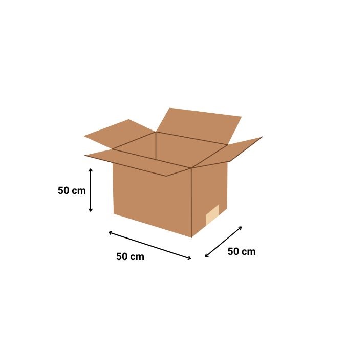 Cajas 500 x 500 x 500 mm
