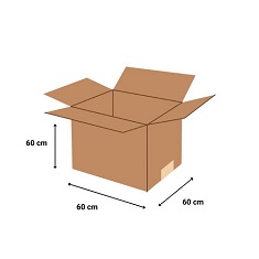 Cajas de cartón 600 x 600 x 600 mm