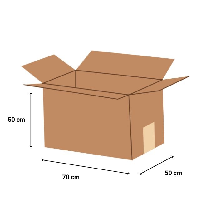 Cajas de carton 700 x 500 x 500 mm