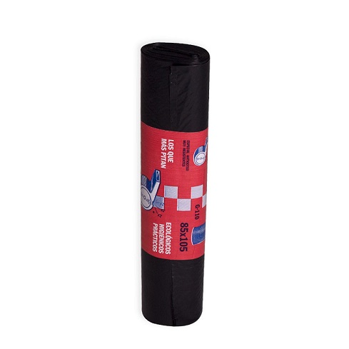 Saco basura 85x105cm negro