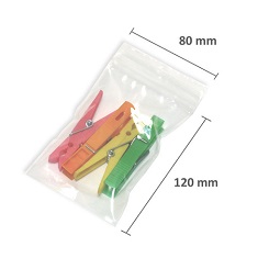 Bolsas Herméticas 80 x 120 mm. Autocierre Grip