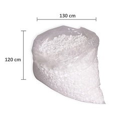 Saco plastico 130x120cm