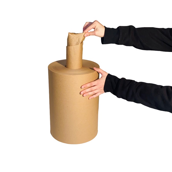 Bobina de Papel Kraft Reciclado para Relleno